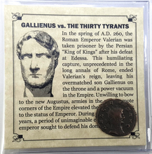 Load image into Gallery viewer, Gallienus vs the Thirty Tyrants : Roman Bronze Coin 253-268 AD - Certified Coin - Collectors Couch