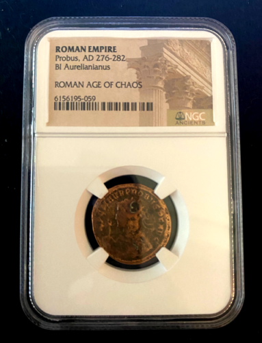 Authentic Roman Empire Bronze Coin Roman AE Probus (AD 276-282) NGC - Collectors Couch