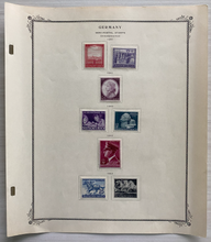 Load image into Gallery viewer, German WWII Nazi Third Reich 1941-42 8 Stamps From Original Postal Collection - Very Rare Find - Collectors Couch