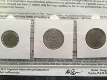Load image into Gallery viewer, French Coin Set Verdun to Vichy Marshal Petain Era SOA &amp; History &amp; Album Includ - Collectors Couch