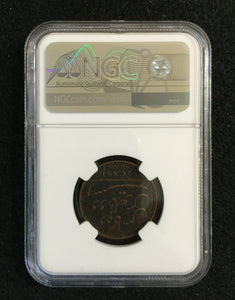 1808 Gardner Shipwreck East India Co.10 CASH Coin NGC Certified Wood Box - Collectors Couch