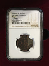 Load image into Gallery viewer, 1808 Gardner Shipwreck East India Co.10 CASH Coin NGC Certified Wood Box - Collectors Couch