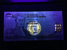 Load image into Gallery viewer, Colombia 100 Peso 1991 Banknote World Paper Money UNC Currency Bill Note - Collectors Couch