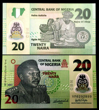 Load image into Gallery viewer, Nigeria 20 Naira 2007 Polymer Banknote World Paper Money UNC Currency Bill Note - Collectors Couch