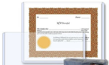 Load image into Gallery viewer, Lot of 5  Stock Certificate Rigid Plastic Topload Holders Sheets Protectors - Collectors Couch