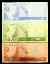 Load image into Gallery viewer, Venezuela $10,000 $20,000 $50,000 Bolivares 2019 World Paper Money UNC Bills - Collectors Couch