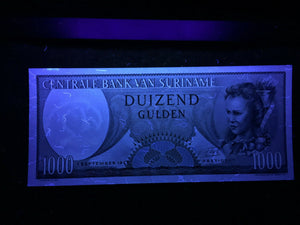 Suriname 1000 Gulden 1963 Banknote World Paper Money UNC Currency - Collectors Couch