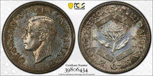 Load image into Gallery viewer, 1947 South Africa 6 Pence PCGS PR65 - Rare Historical Certified Artifact - Collectors Couch