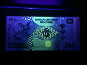 Congo 500 FRANCS 2013 Banknote World Paper Money UNC Currency Bill Note - Collectors Couch